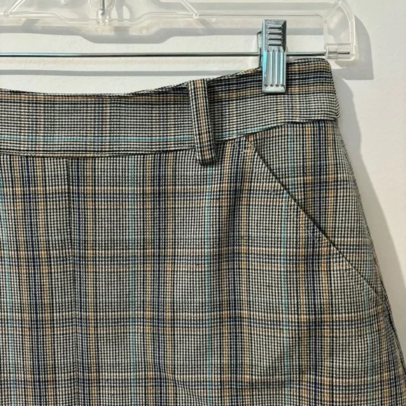 NEW FRANK & OAK PLAID MINISKIRT - Picture 2 of 8